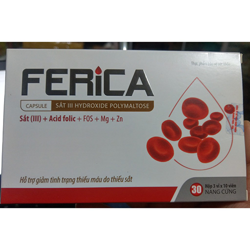 Ferica Foxs USA - Hỗ trợ bổ sung sắt, Acid folic