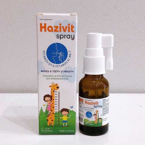 Hazivit spray - Hỗ trợ tăng cường hấp thu canxi