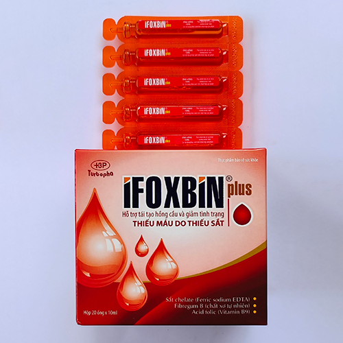 Siro Sắt IFOXBIN bổ sung sắt axit folic