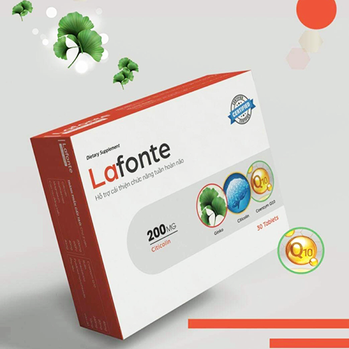 Viên uống Lafonte hỗ trợ tăng cường tuần hoàn não
